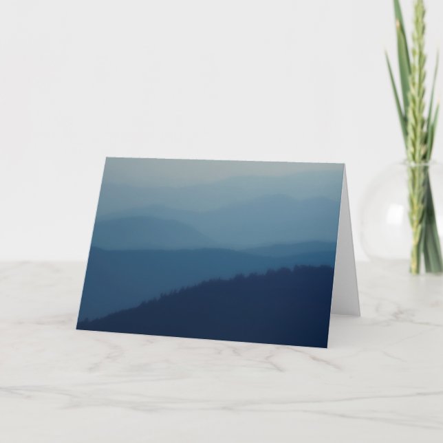 Blue Layers Card (Front)