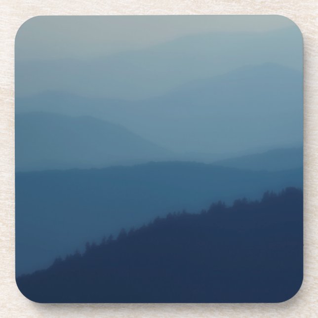 Blue Layers Coaster (Front)