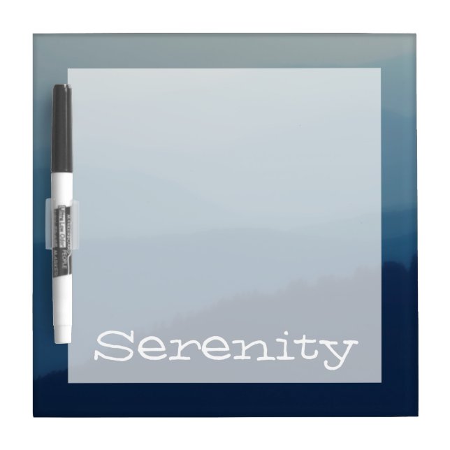 Blue Layers Dry-Erase Board (Front)