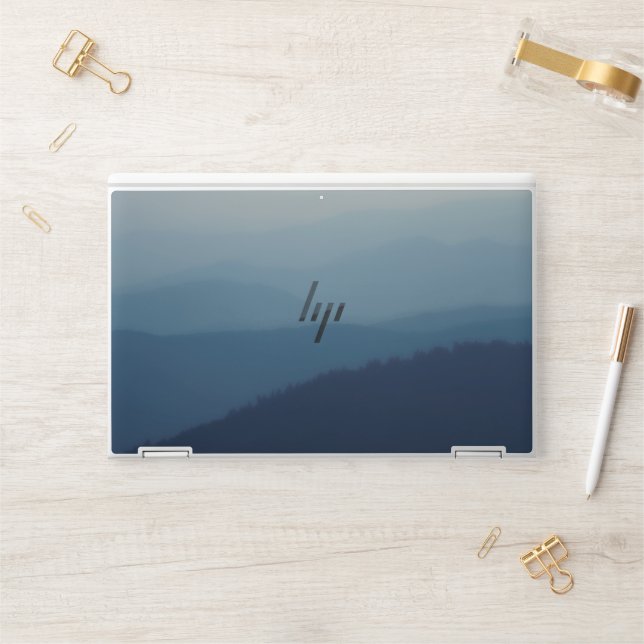 Blue Layers HP Laptop Skin (Desk)