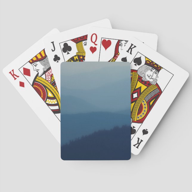 Blue Layers Poker Cards (Back)