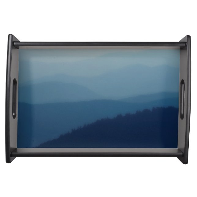 Blue Layers Serving Tray (Front)