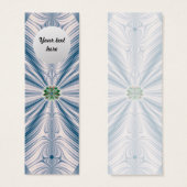 Blue Leaf Custom Bookmark (Front & Back)