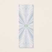 Blue Leaf Custom Bookmark (Back)