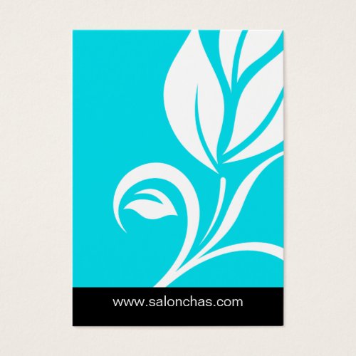 Blue Leaf Salon Spa Gift Card Certificate Business Card