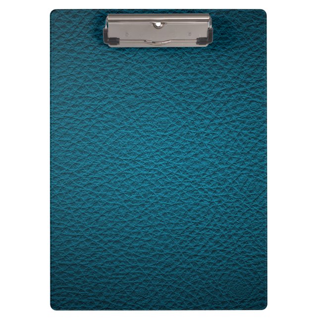 Blue leather  clipboard (Front)