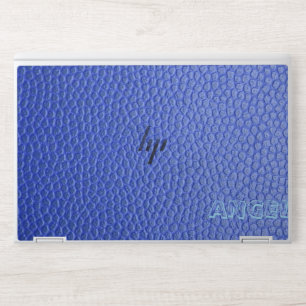 Blue leather  HP EliteBook X360 1030 G2 Laptop Skin