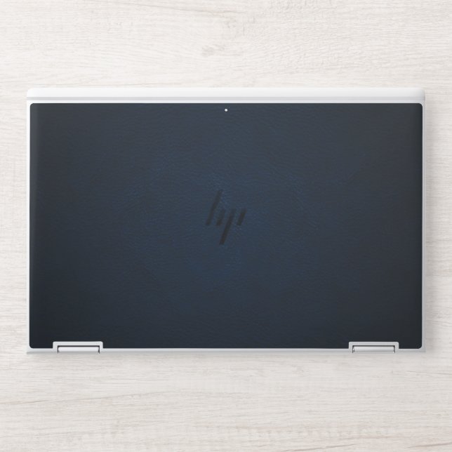 Blue leather HP EliteBook X360 1040 G5/G6 HP Laptop Skin (Front)