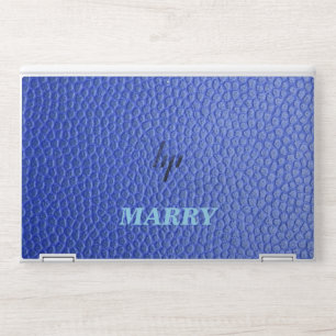 blue leather HP EliteBook X360 1040 G5/G6 Laptop Skin