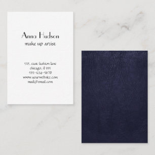 Blue Leather, Leather Texture, Leather Background Business Card