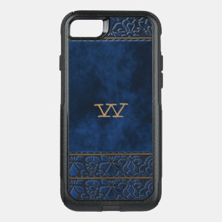 Blue Leather Look Otterbox iPhone 7 Case