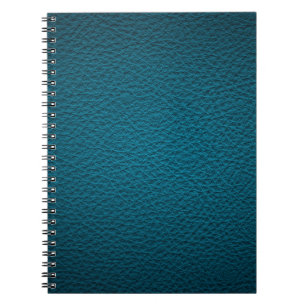 Blue leather notebook. notebook