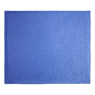 Blue leather skin texture skin duvet cover