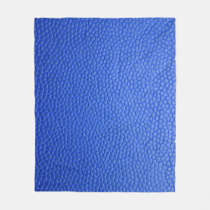 Blue leather skin texture skin fleece blanket