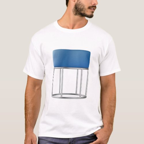 Blue leather stool T_Shirt