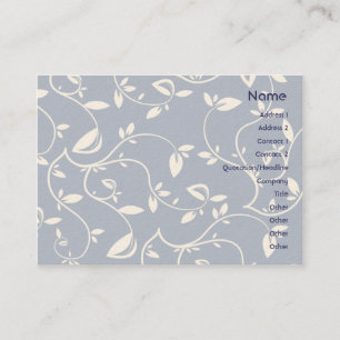 Blue Leaves - Chubby Business Card