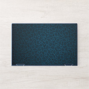 Blue leaves HP Elite Dragonfly Notebook Skin