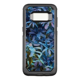 Blue Leaves Impression OtterBox Commuter Samsung Galaxy S8 Case