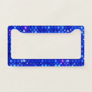 Blue LED Lights – Futuristic Tech Car Accessory License Plate Frame