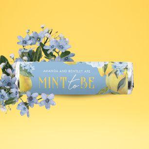 Blue Lemon "Mint to Be" Personalized Breath Savers® Mints