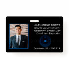 Blue Lens, Photo Security Industry ID Badge