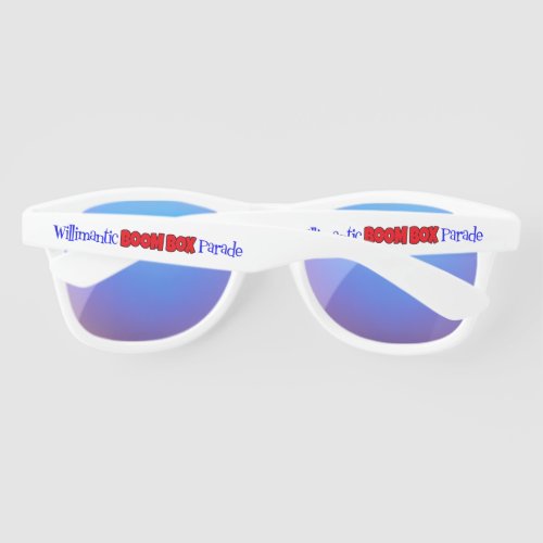 Blue Lens Willimantic Boom Box Parade Sunglasses
