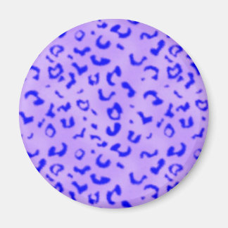 Blue Leopard Magnet