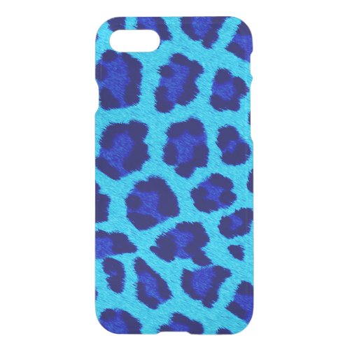 Blue Leopard Phone Case