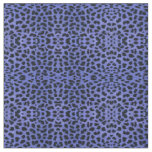 Blue Leopard Print Fabric