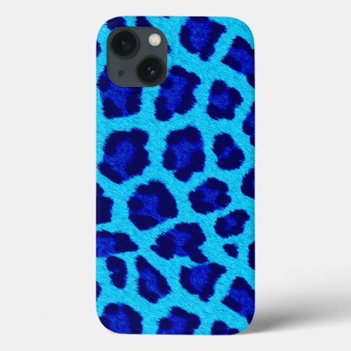 Blue Leopard Print iPad Air Case