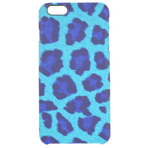 Blue Leopard Print Phone Case