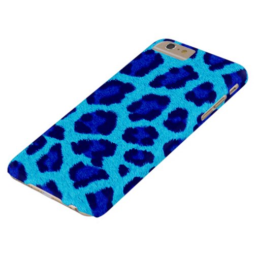 Blue Leopard Print Phone Case