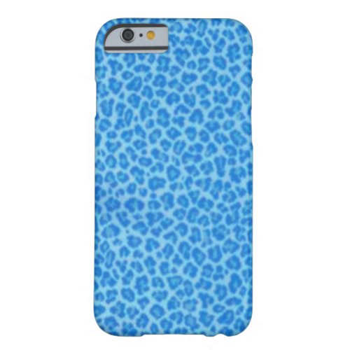 Blue Leopard Skin iPhone 6 Case