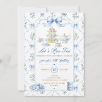 Blue Let’s Par-tea Birthday Party Chinoiserie