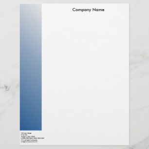 Blue Letterhead