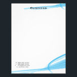 blue letterhead<br><div class="desc">design by 3dbacks</div>