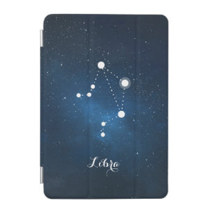 Blue Libra Zodiac Sign Constellation iPad Mini Cover