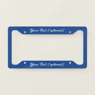 Blue License Plate Frame