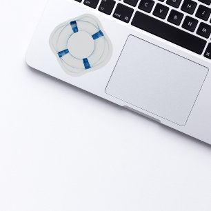 Blue Life Buoy Monogrammed Vinyl Sticker