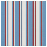 [ Thumbnail: Blue, Light Cyan, and Maroon Colored Pattern Fabric ]