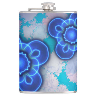 Blue light flask
