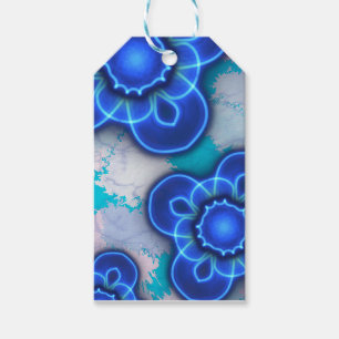Blue light gift tags