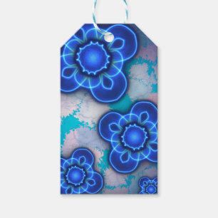 Blue light gift tags