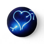 Blue Light Heart Button