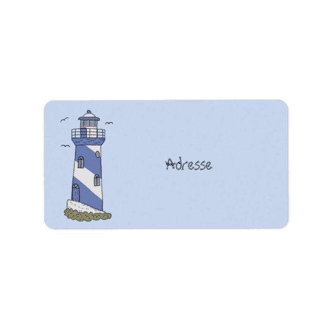 blue light label (Front)