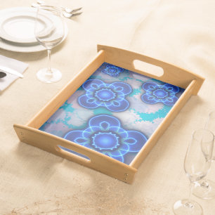 Blue light serving tray