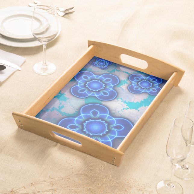 Blue light serving tray (Front)