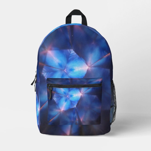 Blue light Sky Printed Backpack (Front)