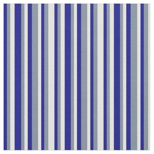 Blue, Light Slate Gray, and Light Yellow Pattern Fabric