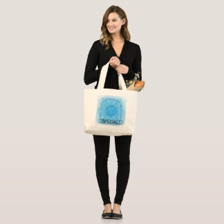 Blue Light Special Large Tote Bag